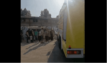 بالفيديو: حريق في مخيم للنازحين السوريين في سهل سعدنايل.. والإطفاء يتدخل