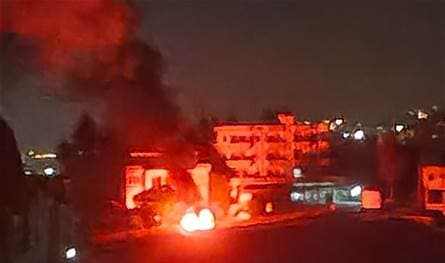 مسيّرة إسرائيلية إستهدفت سيارة على طريق عام المصيلح